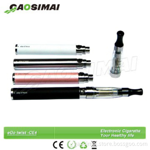 New fashional ego e cigarette kit ego-c twist ce4 starter kit